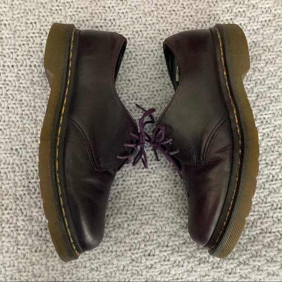 DR MARTENS Sz 6  Oxford Shoes Cordova Purple - Picture 4 of 12